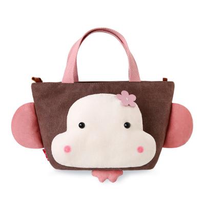 China 22cm*15cm*19cm Hip Hop Affe-Tierplüsch-Taschen-Karikatur-tragbare nette Segeltuch-Tasche zu verkaufen