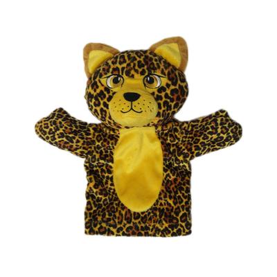 Cina La peluche di Tiger Leopard Plush Animal Puppet della novità gioca i burattini di mano molle in vendita