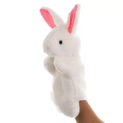 Chine La peluche de marionnette de lapin de coton de 100% pp joue la marionnette de main tôt de peluche d'éducation à vendre