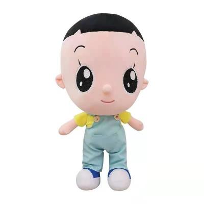 China Cotton 48cm Big Head Son Small Head Father Plush Action Figures for sale