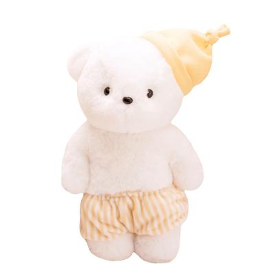 China Chapéu lavável da mão 100g Teddy Bear Plush Toys With à venda