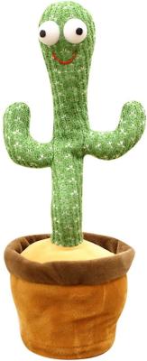 중국 30cm Singing Dancing Cactus Plush Toy For Home Decoration 판매용