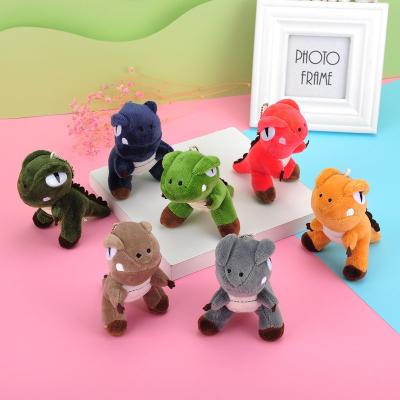 China OEM Mini Cartoon Dinosaur Keychain Plush Toys for sale