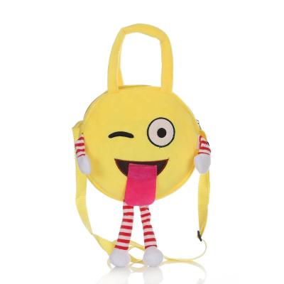 China Maschine füllte waschbarer Emoji-Plüsch-Rucksack mit pp.-Baumwolle zu verkaufen