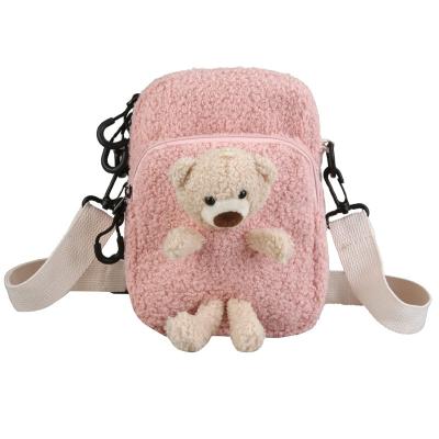 China Kein Geruch-Kinderkurzer Plüsch 3D Teddy Bear Bookbag zu verkaufen