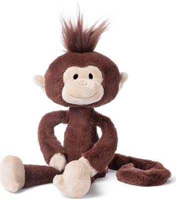 China Long Handed Long Legged Monkey Plush Toy With Funny Hairstyle for sale