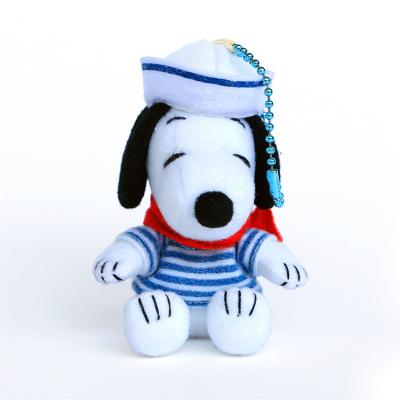 Chine En gros le présent de 15 de cm de beau marin de Suit Snoopy Plush Little Boy pendants à chaînes principaux de sac à vendre