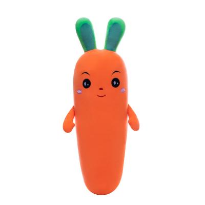 China Washable Super Soft Emulation Carrot Stuffed Vegetable Toy OEM/oDM Plush toy for sale