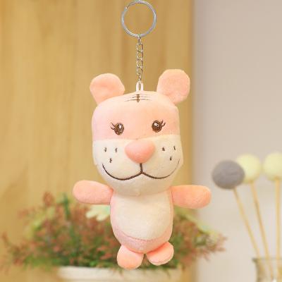 China PP Cotton Filling 12cm Cartoon Zodiac Tiger Plush Toy ODM for sale