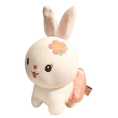 China 25cm Lovely Sitting Rabbit Plush Doll Toys OEM for sale