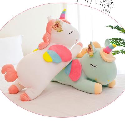 China 35cm Polypropylene Cotton Stuffed Unicorn Plush Toy For Kids for sale