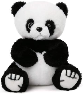 China Custom Skin Friendly No Fading Sitting Panda Plush Toy for sale