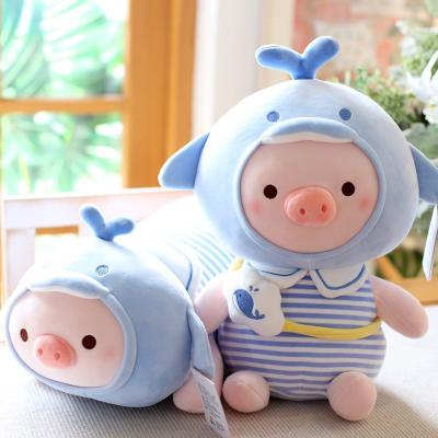 China Kawaii Cartoon Pig Plush Toys With PP Cotton Filling for sale