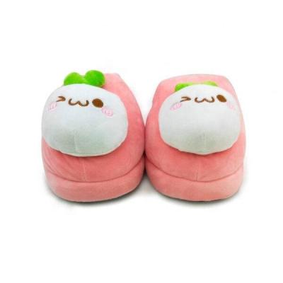 China Warm Winter Home Rabbit Plush Slippers OEM ODM Support for sale