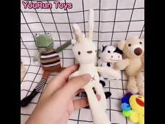 Wide variety of animal plush keychains