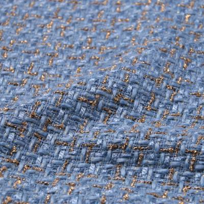 China New Face Jacquard Fabric Organic Woven Matte Tweed Fabrics in China Home Textile 100% Polyester Upholstery Brocade Jacquard Fabric for sale