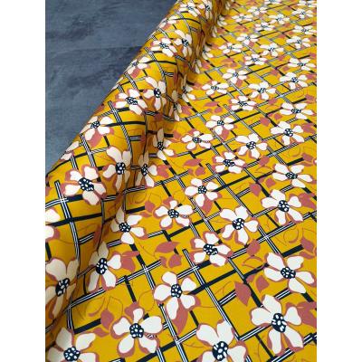 China Hot Sale Anti Pill Twill Chiffon Lurex African Printed Silk Fabric for sale