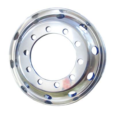 China Trailer Parts Aluminum Alloy Wheel For Tire 11r22.5 Size 22.5*7.50 Tubeless Truck Wheel Aluminum Rims for sale