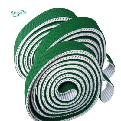 China Farm T10 polyurethane timing belt with green pattern rough surface for sale