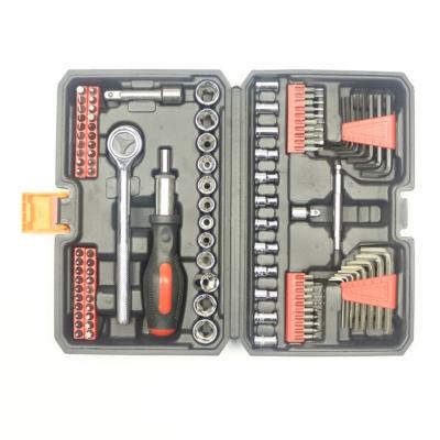 China Car Repairing Tool Box 106PCS Ratchet Screwdriver Full Size 1/4