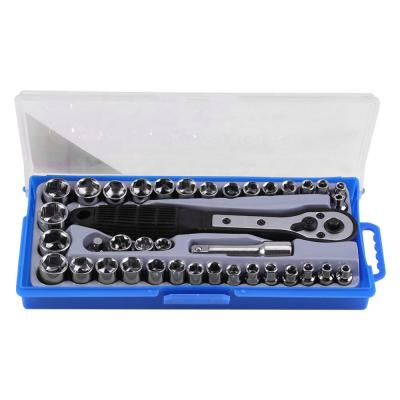 China 40PCS Household Tool Kit China Factory Professioan Tool Kit Ratchet Socket Wrench Tool Kit for sale