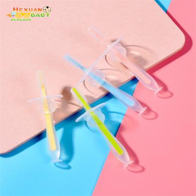 China Non-Printed Soft Head Little Toothbrush Children Cartoon Bristle Bristle OEM Acceptable Colors for sale