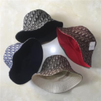 China New Fashion Quality Checked Double Sided Women Bucket Hat Wholesale Elegant Cotton Material Reversible for sale