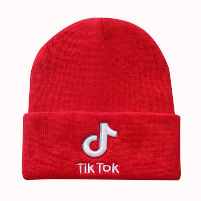 China breathable & Waterproof 2021 fashion TikTok Beanie Hat Bucket Winter Knitted hats for adult kids knitted hats for sale