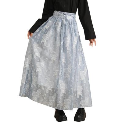 China Custom Made LadiesLong Anti-Static Skirts Women A Line Maxi Skirt For Women Casual 2023 for sale