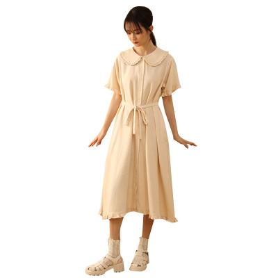 China 2023 new SUMMER anti-static women's casual dress high quality women's dresses canvas dress for sale