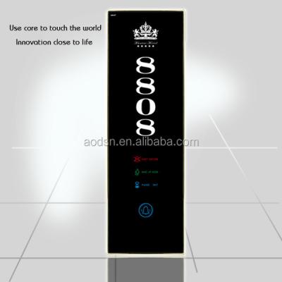 China Hotel Doorbell System/DND Touch Control Doorbell with No. room 128*388mm for sale