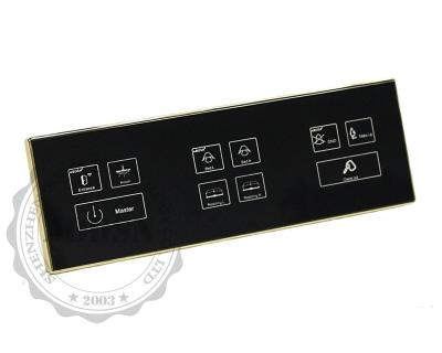 China Multifunctional Hotel Room Bedside Control Panel For Hotel Automation System 86*258mm for sale