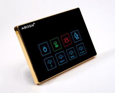 China Easy Installation AODSN Hotel Control Switch Smart Bedside Control Panel for sale