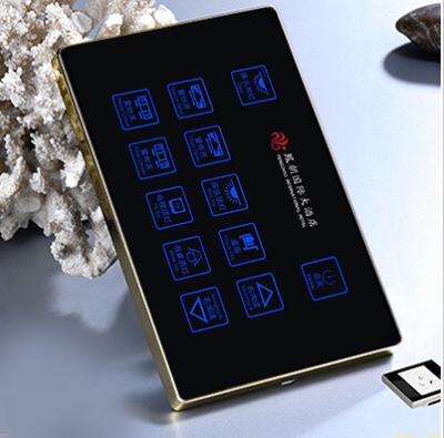 China Easy Installation Glass Hotel Bedside AODSN Touch Control Panel for sale