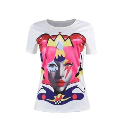 China 3D Sublimation Breathable Wholesale Eco-Friendly Custom Cartoon Service OEM Unisex T-shirt for sale