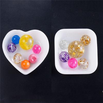 China L302 DIY Style Resin Marine Silicone Viable Square Heart Shaped Flat Plate Molds for sale