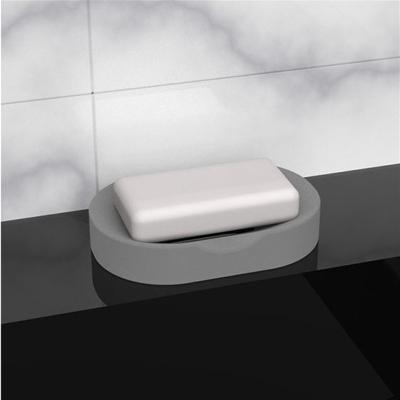 China Viable Hot Sale 036 Silicone Concrete Mold For Rectangular Soap Dish With Stripe Handmade Cement Mold for sale