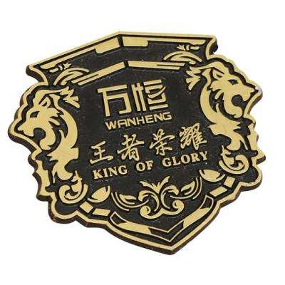 China Europe Personalized Custom Decorative Engraved Nameplate Logo Embossed Brass Metal Nameplate for sale