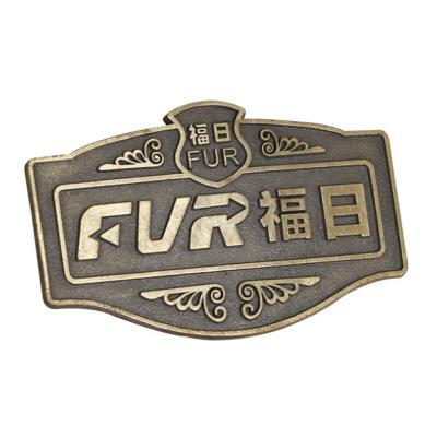 China Europe Customized Metal Letter Logo Metal Nameplate Stainless Steel Name Badge for sale