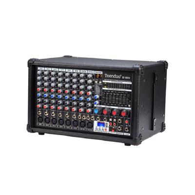 China hot selling 2x16 DSP powered sound amplifier box mixer audio for sale