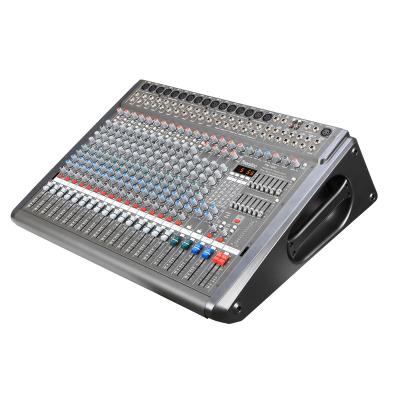 China Wholesale Console Power Mixer Audio With 12 Mono+4 Channel Stereo PM1600-2 for sale