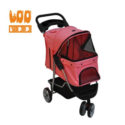 China Viable Cheap Dog Stroller Dog Strollers For Medium Dogs Stainless Steel Trolley for sale