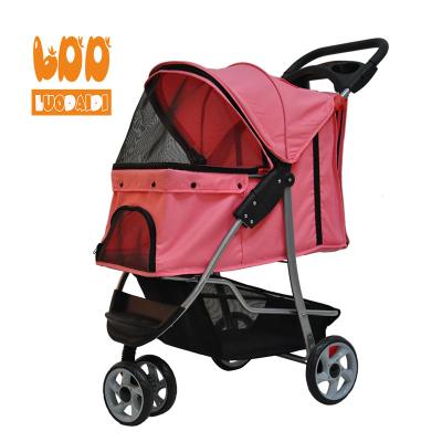 China Viable Chinese Wholesale Dog Cat Stroller Suppliers 3 Wheels Lightweight Pet Stroller For Dog for sale