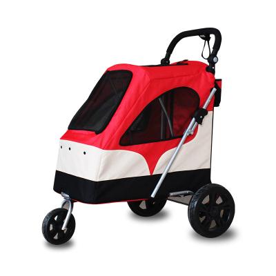 China Good Quality Dog Stroller Cheap Sustainable Pet Trolley Dog Stroller For Pet for sale