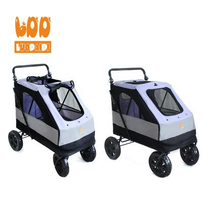 China China Belle Dog Carriage Big Dogs Large Dog Pram Pet Stroller Factory Viable Pet Stroller for sale