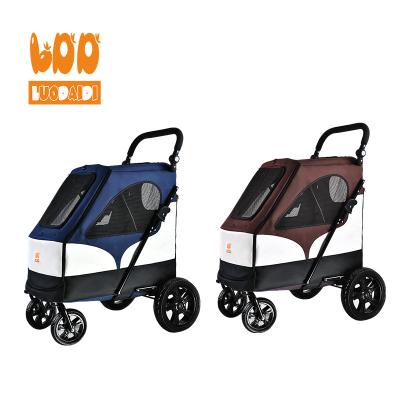 China Lovely Viable Dog Trolley Cheap Pet Strollers Factory Pet Stroler for sale