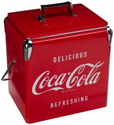 China Viable Custom Outdoor Insulated Cooler Cooler Metal Party Beer Wine Beverage Metal Ice Cooler for sale