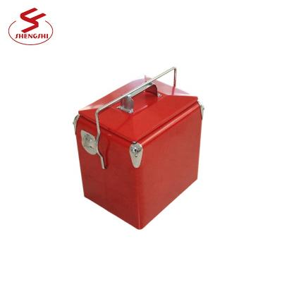 China Outdoor Patio Metal Ice Beer Beverage Chest Cooler Viable for sale