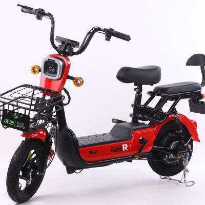 China 2021 Chinese high quality 350w 48v 12ah common type electric bicycle for sale for sale