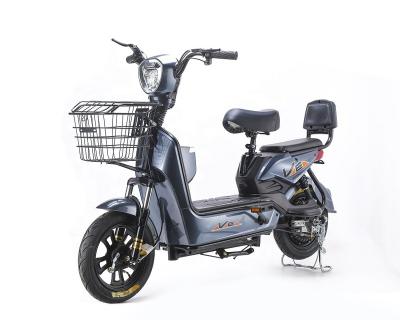 China Good price 2seat standard wholesale electric bicycle ebike 350w 48v 12ah electric bike with pedals for sale